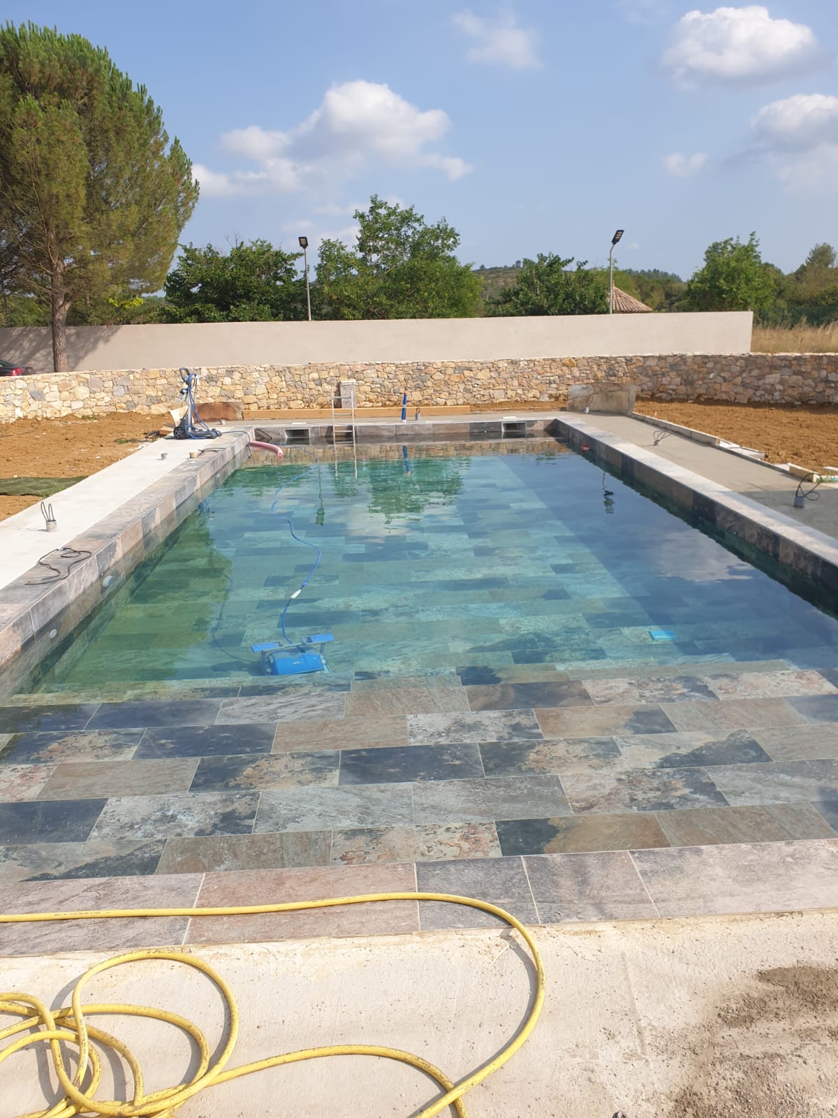 Chantier client piscine